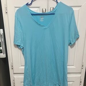 Athletic Works Light Blue Short Sleeve Tee